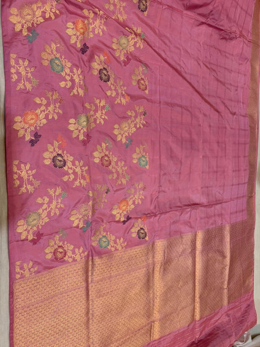 Gajree Kora Silk Kadhua Tilfi Mina Skirt Kadhua Check Body