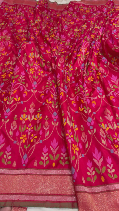 Handpicked Ektara silk Realzari jamdani