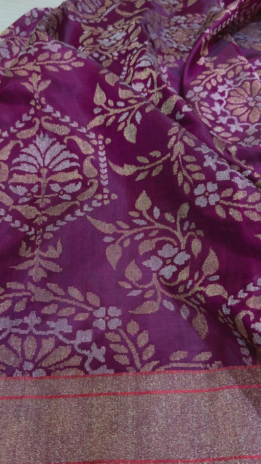Handpicked Ektara silk Realzari jamdani