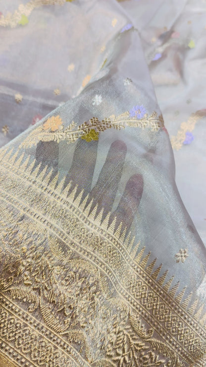 Banarasi Silk Tissue Elegant Border Silk Handloom Saree
