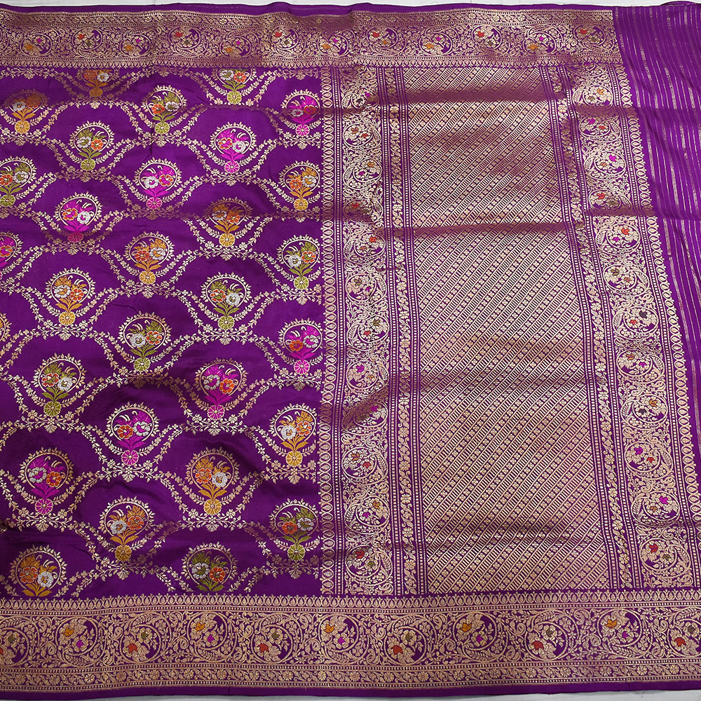 Kadhua katan silk handloom banarasi saree by Kasiyana