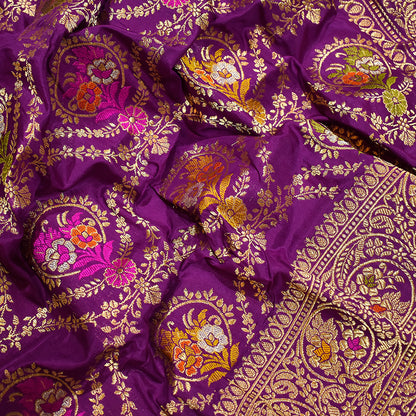 Kadhua katan silk handloom banarasi saree by Kasiyana