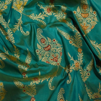 Handloom Banarasi Katan Silk Kadhua Saree