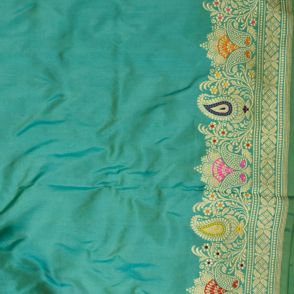 Handloom Banarasi Katan Silk Kadhua Saree