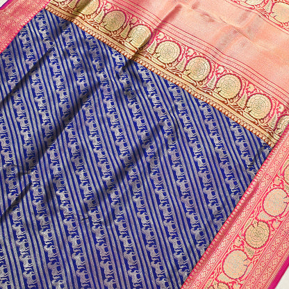 Shikargha Pure Handloom Banarasi Silk Saree