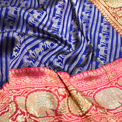 Shikargha Pure Handloom Banarasi Silk Saree