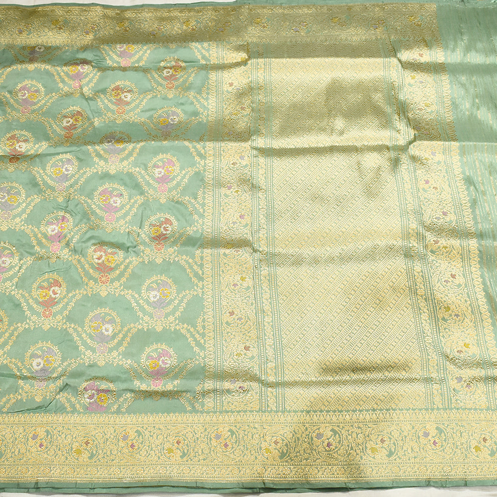 Handloom Banarasi Katan Silk Kadhua Sarees