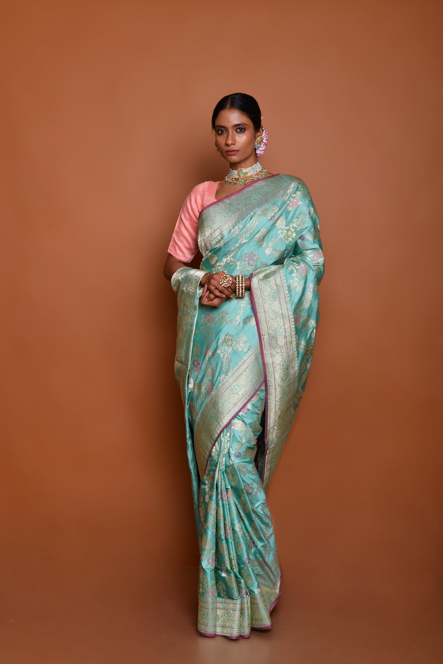 Ektara Handloom Banarasi Silk Saree