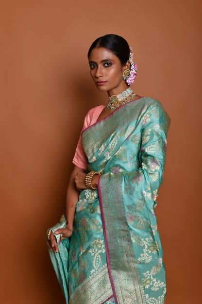 Ektara Handloom Banarasi Silk Saree