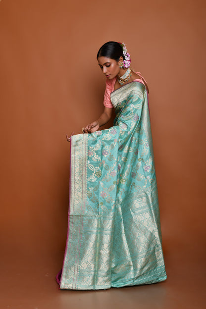 Ektara Handloom Banarasi Silk Saree